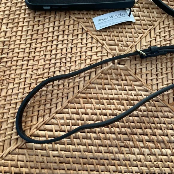 NWT Bandolier Emma Crossbody Black Phone Case IPhone 15 Pro Max Leather MagSafe - Picture 9 of 12